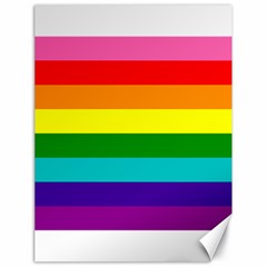 Original 8 Stripes Lgbt Pride Rainbow Flag Canvas 18  X 24  by yoursparklingshop