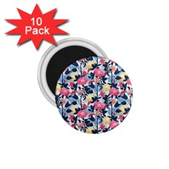 Beautiful Floral Pattern 1 75  Magnets (10 Pack)  by TastefulDesigns
