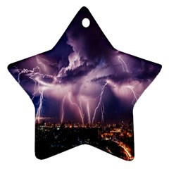 Spark Star Ornament (two Sides) by Sparkle