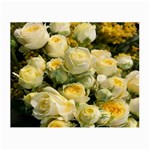 Yellow Roses Small Glasses Cloth