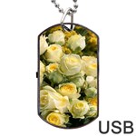 Yellow Roses Dog Tag USB Flash (Two Sides)