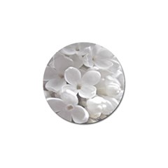 White Floral Golf Ball Marker (4 Pack)