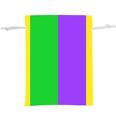 New Orleans Carnival Colors Mardi Gras  Lightweight Drawstring Pouch (xl) by yoursparklingshop