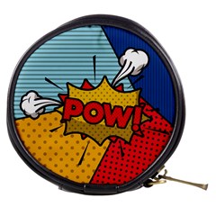 Pow Word Pop Art Style Expression Vector Mini Makeup Bag by Amaryn4rt
