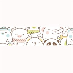 Cute-baby-animals-seamless-pattern Large Bar Mats