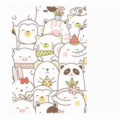 Cute-baby-animals-seamless-pattern Large Garden Flag (two Sides)
