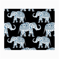 Elephant-pattern-background Small Glasses Cloth (2 Sides) by Sobalvarro