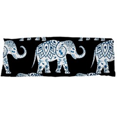 Elephant-pattern-background Body Pillow Case Dakimakura (two Sides) by Sobalvarro