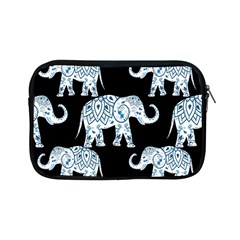 Elephant-pattern-background Apple Ipad Mini Zipper Cases by Sobalvarro