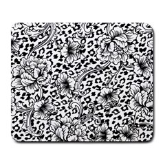 Vector-eclectic-fabric-seamless-pattern-animal-background-with-baroque-ornament Large Mousepads by Sobalvarro
