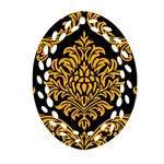 Finesse  Oval Filigree Ornament (Two Sides) Front