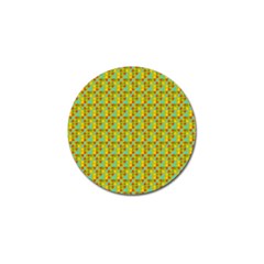 Lemon And Yellow Golf Ball Marker (4 Pack)