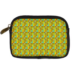Lemon And Yellow Digital Camera Leather Case by Sparkle