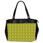 Lemon And Yellow Oversize Office Handbag (2 Sides)