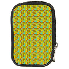 Lemon And Yellow Compact Camera Leather Case by Sparkle