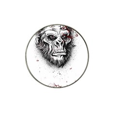 Monster Monkey From The Woods Hat Clip Ball Marker by DinzDas