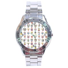 Female Reproductive System  Stainless Steel Analogue Watch