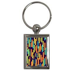 Illustration Abstract Line Key Chain (rectangle)