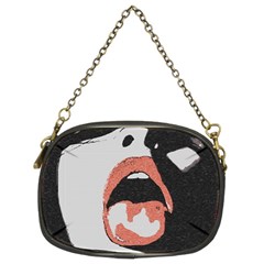 Wide Open And Ready - Kinky Girl Face In The Dark Chain Purse (two Sides) by Casemiro