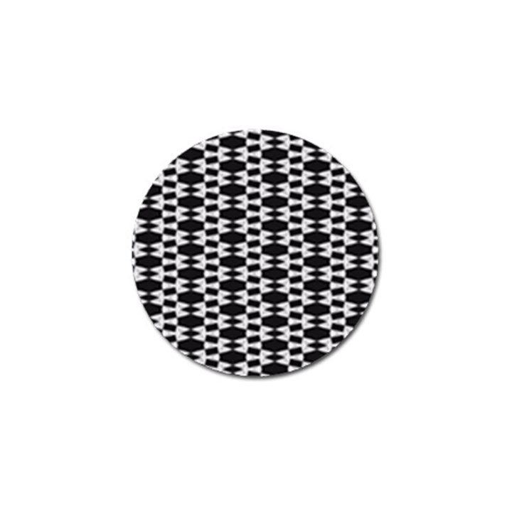 Black And White Triangles Golf Ball Marker (10 pack)