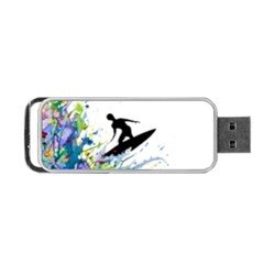 Nature Surfing Portable Usb Flash (two Sides) by Sparkle