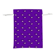 Zodiac Bat Pink Purple Lightweight Drawstring Pouch (l) by snowwhitegirl
