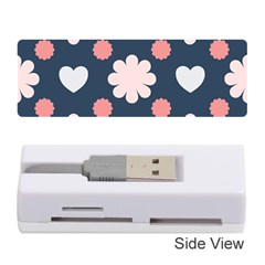 Flowers And Hearts  Memory Card Reader (stick) by MooMoosMumma