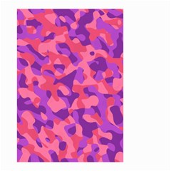 Pink And Purple Camouflage Small Garden Flag (two Sides) by SpinnyChairDesigns