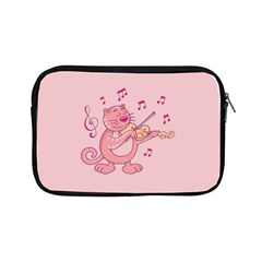 Cat With Violin Apple Ipad Mini Zipper Cases by sifis