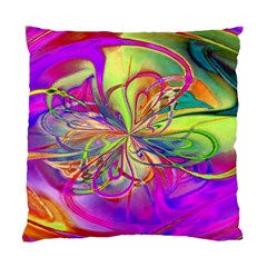 Rainbow Painting Pattern 4 Standard Cushion Case (one Side) by DinkovaArt