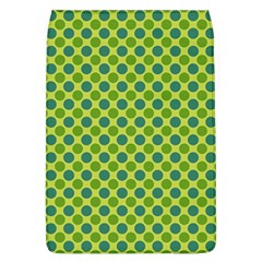 Green Polka Dots Spots Pattern Removable Flap Cover (l)