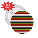 Rainbow Stripes 2.25  Buttons (100 pack) 