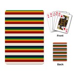 Rainbow Stripes Playing Cards Single Design (Rectangle)