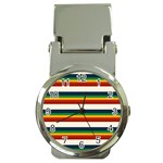 Rainbow Stripes Money Clip Watches