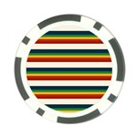 Rainbow Stripes Poker Chip Card Guard (10 pack)