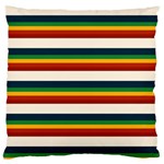 Rainbow Stripes Standard Flano Cushion Case (Two Sides)