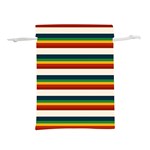 Rainbow Stripes Lightweight Drawstring Pouch (M)