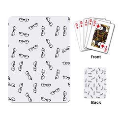 Geek Glasses With Eyes Playing Cards Single Design (rectangle) by SpinnyChairDesigns