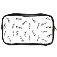 Geek Glasses With Eyes Toiletries Bag (one Side) by SpinnyChairDesigns