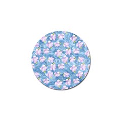 Watercolor Violets Golf Ball Marker by SpinnyChairDesigns