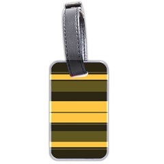 Vintage Yellow Luggage Tag (two Sides) by tmsartbazaar