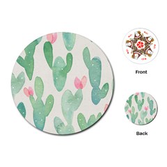Photography-backdrops-for-baby-pictures-cactus-photo-studio-background-for-birthday-shower-xt-5654 Playing Cards Single Design (round) by Sobalvarro
