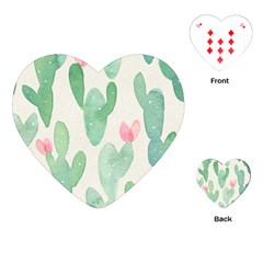 Photography-backdrops-for-baby-pictures-cactus-photo-studio-background-for-birthday-shower-xt-5654 Playing Cards Single Design (heart) by Sobalvarro
