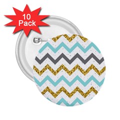 Chevron  2 25  Buttons (10 Pack)  by Sobalvarro