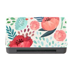 Floral  Memory Card Reader With Cf by Sobalvarro