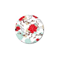 Floral Pattern  Golf Ball Marker by Sobalvarro