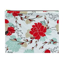 Floral Pattern  Cosmetic Bag (xl) by Sobalvarro