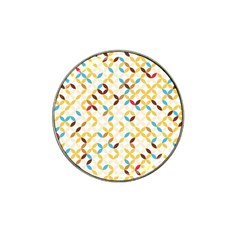 Tekstura-seamless-retro-pattern Hat Clip Ball Marker (4 Pack) by Sobalvarro