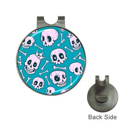 Skull Hat Clips With Golf Markers by Sobalvarro