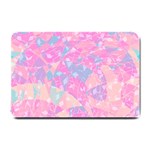 Pink Blue Peach Color Mosaic Small Doormat 